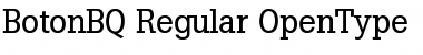 Download Boton BQ Regular Font Title Preview