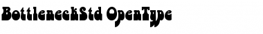 Download Bottleneck Std Regular Font Title Preview
