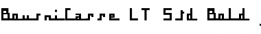 Download BousniCarre LT Std Bold Regular Font Title Preview