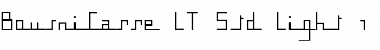 Download BousniCarre LT Std Light Regular Font Title Preview