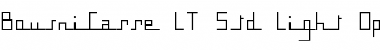 Download BousniCarre LT Std Light Regular Font Title Preview