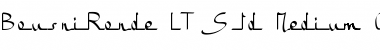 Download BousniRonde LT Std Medium Regular Font Title Preview