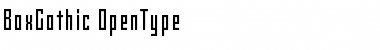 Download BoxGothic Regular Font Title Preview