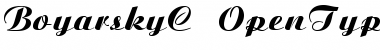 Download BoyarskyC Regular Font Title Preview