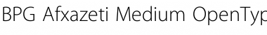 Download BPG Afxazeti Medium Regular Font Title Preview