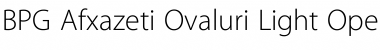 Download BPG Afxazeti Ovaluri Light Font Title Preview