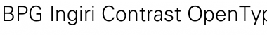 Download BPG Ingiri Contrast Regular Font Title Preview