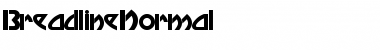 Download Breadline Regular Font Title Preview