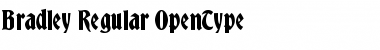 Download Bradley Regular Font Title Preview