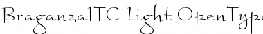 Download Braganza ITC Light Font Title Preview