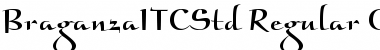 Download Braganza ITC Std Regular Font Title Preview