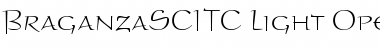 Download Braganza SC ITC Light Font Title Preview