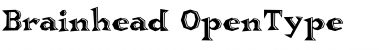 Download Brainhead Regular Font Title Preview