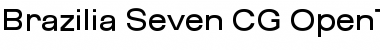 Download Brazilia Seven CG Regular Font Title Preview