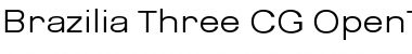 Download Brazilia Three CG Regular Font Title Preview