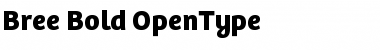 Download Bree Bold Font Title Preview