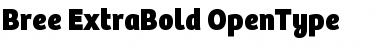 Download Bree ExtraBold Font Title Preview