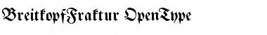 Download Breitkopf Fraktur Regular Font Title Preview