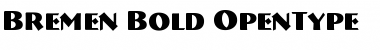 Download Bremen Bold Font Title Preview