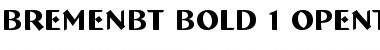 Download Bremen Bold Font Title Preview