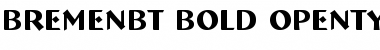 Download Bremen Bold Font Title Preview