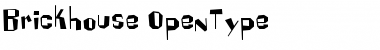 Download Brickhouse Regular Font Title Preview