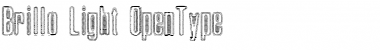 Download Brillo Light Font Title Preview