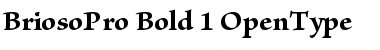 Download Brioso Pro Bold Font Title Preview