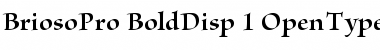 Download Brioso Pro Bold Display Font Title Preview