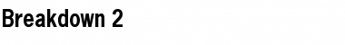 Download Breakdown 2 Bold Font Title Preview