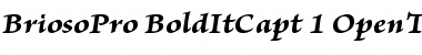 Download Brioso Pro Bold Italic Caption Font Title Preview
