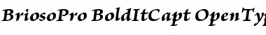 Download Brioso Pro Bold Italic Caption Font Title Preview