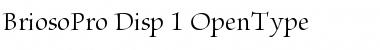 Download Brioso Pro Display Font Title Preview