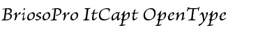 Download Brioso Pro Italic Caption Font Title Preview