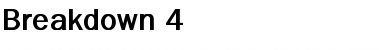 Download Breakdown 4 Bold Font Title Preview
