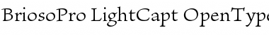 Download Brioso Pro Light Caption Font Title Preview
