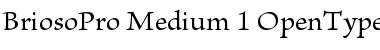 Download Brioso Pro Medium Font Title Preview