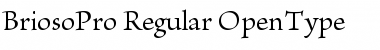 Download Brioso Pro Regular Font Title Preview