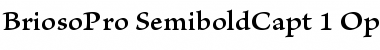 Download Brioso Pro Semibold Caption Font Title Preview