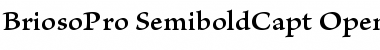 Download Brioso Pro Semibold Caption Font Title Preview