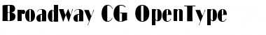 Download Broadway CG Regular Font Title Preview