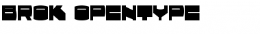 Download Brok Regular Font Title Preview