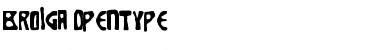 Download Brolga Regular Font Title Preview