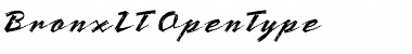 Download Bronx LT Regular Font Title Preview