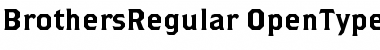 Download Brothers Regular Font Title Preview
