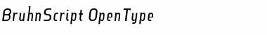 Download BruhnScript Regular Font Title Preview
