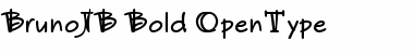 Download Bruno JB Bold Font Title Preview