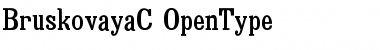 Download BruskovayaC Regular Font Title Preview