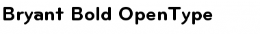 Download Bryant-Bold Regular Font Title Preview