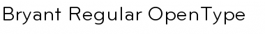 Download Bryant-Regular Regular Font Title Preview